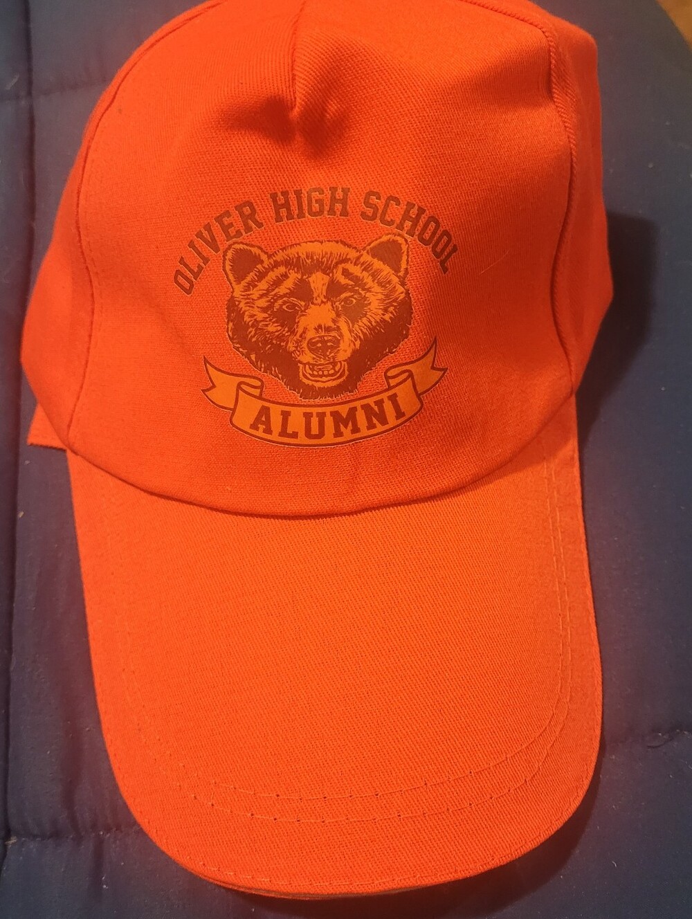 Alumni Orange Baseball Cap
